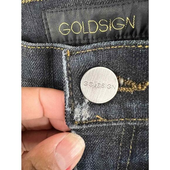 Goldsign Womens Jeans Dark Wash Size 26 - Picture 3 of 5